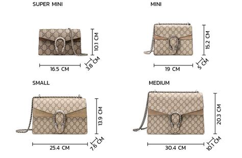 dionysus gucci mesusrements in inches|gucci dionysus size chart.